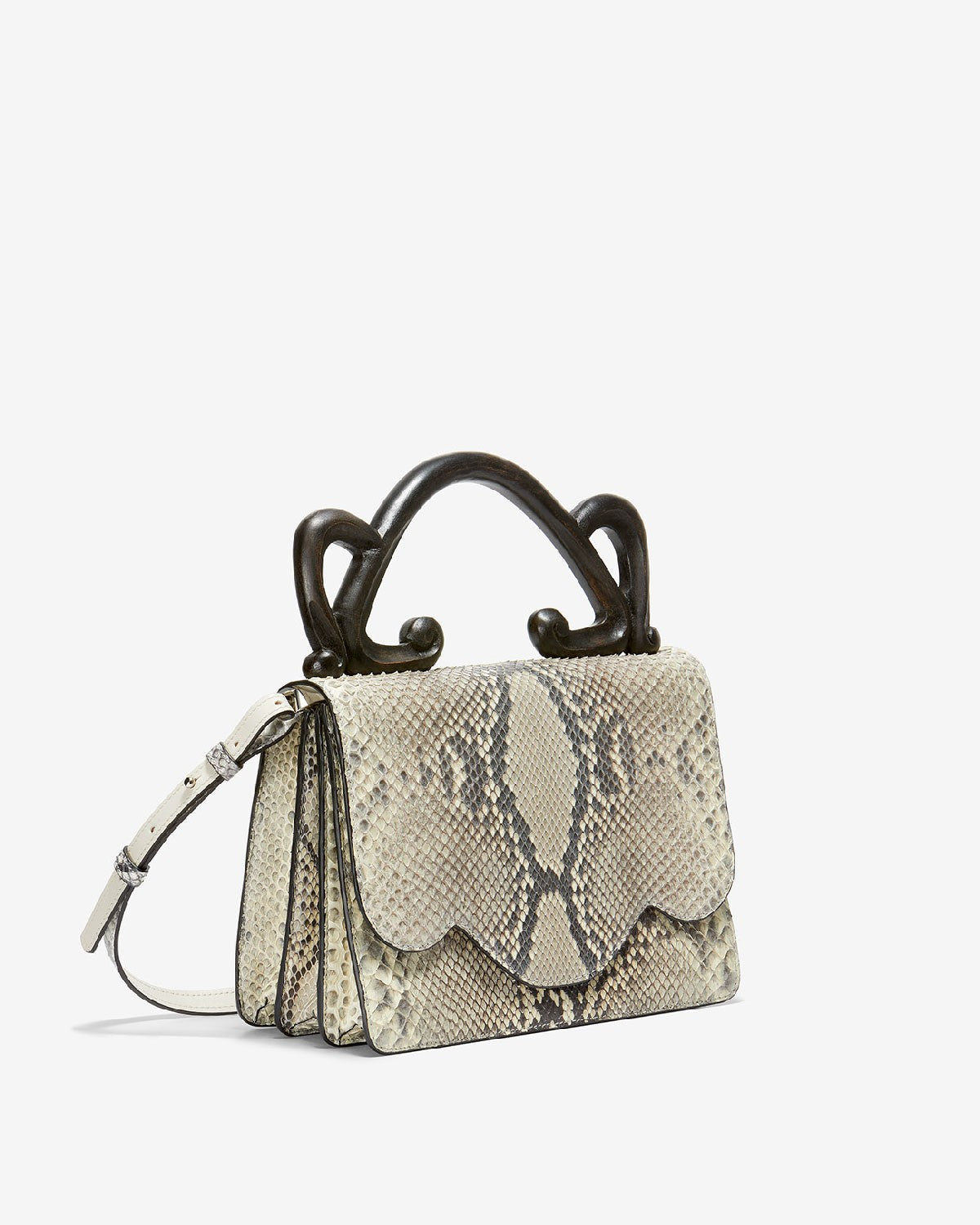 Bolso Lady Fuster en piel de pitón